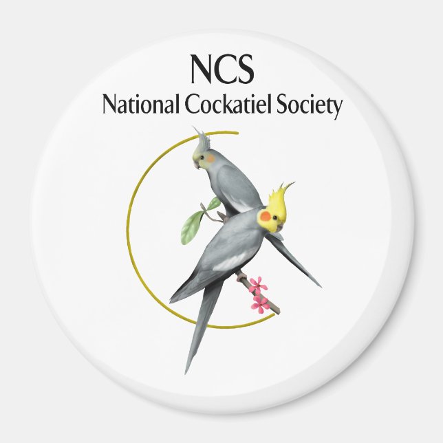 NCS Grosses 5-Zoll-Rundmagnet Magnet (Vorne)