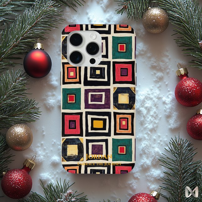 Ndebele Geometry - Kunstkultureller Fusion Case-Mate iPhone Hülle (Von Creator hochgeladen)