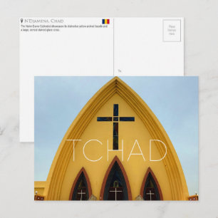 N'djamena, Tschad Reise-Postkarte Postkarte