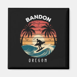 Ndon Oregon Surfbrett Wellen Strand  Magnet