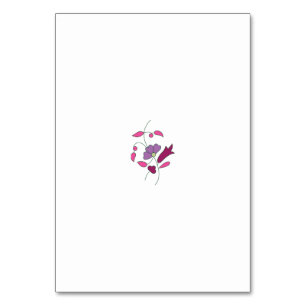 Ndrmc Style, Soft Lila, Jazzberry Jam Tischnummer
