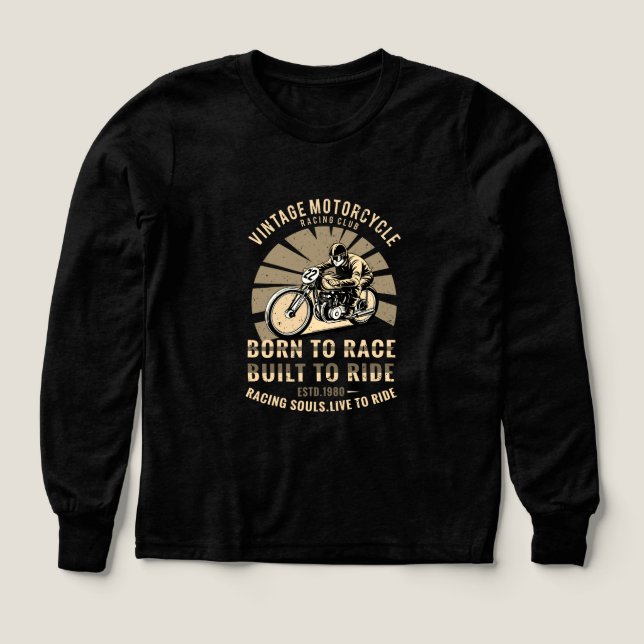 Né à la course - Ride avec T-shirt désir (Motif recto)