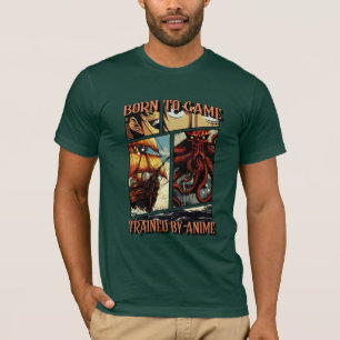 Né Au Jeu, Entraîné Par T-shirt Anime