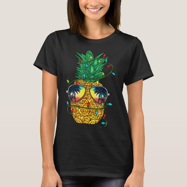 Ne Christmas In July Trocal Christmas Hawaiian  T-Shirt (Vorderseite)