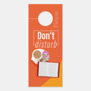 Ne dérangez pas - Je lis - Affichette de porte