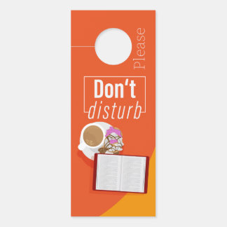 Ne dérangez pas - Je lis - Affichette de porte