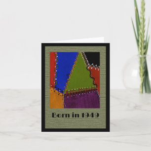 Né en 1949 Anniversaire faits amusants Carte de vo