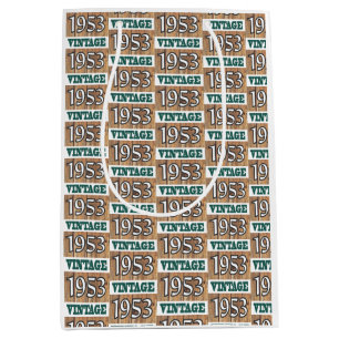 Né en 1953 sac cadeau moyen