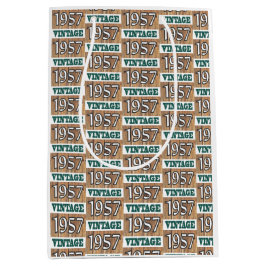 Né en 1957 sac cadeau moyen