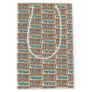 Né en 1961 sac cadeau moyen