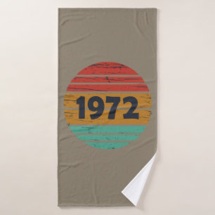 Né en 1972 cadeau d'anniversaire vintage