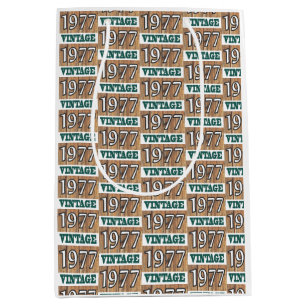Né en 1977 sac cadeau moyen