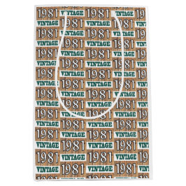 Né en 1981 sac cadeau moyen