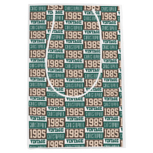Né en 1985 sac cadeau moyen