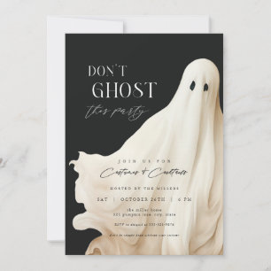 Ne fantôme pas cette invitation d'Halloween du Par
