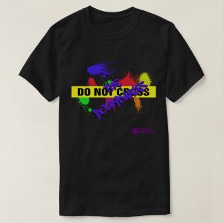 Ne font pas Cross/X le T-shirt noir des hommes de