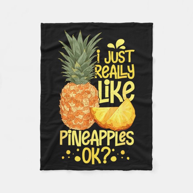 Ne Fruit Plant Juice Funny Hawaiian Quotes  Fleecedecke (Vorderseite)