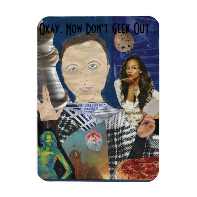 Ne Geek pas dehors... Magnet (Vertical)