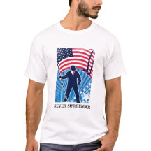 Ne jamais abandonner le T-shirt Trump 2024 pour ho