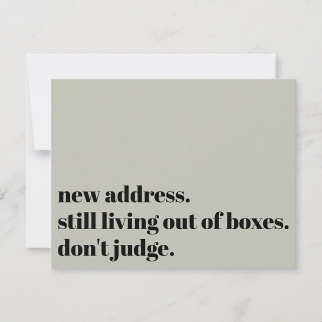 Ne jugez pas la carte d'évaluation (Devant)