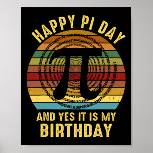 Né Le Jour Du Pi Anniversaire Décorations Joyeuses