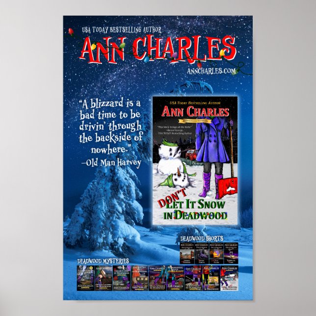 Ne le laissez pas neiger dans Deadwood poster Ann  (Devant)