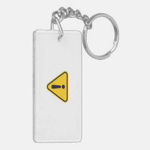 Ne le touchez pas" Porte - clé - Avertissement en