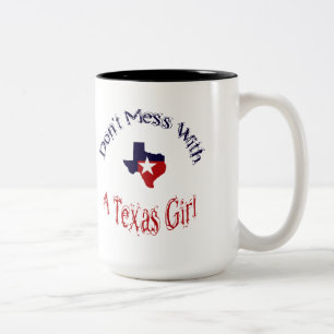 Ne manquez pas une Texas Girl Zazzle Mug