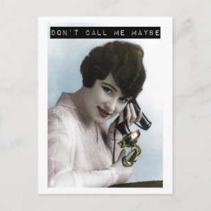 Ne m'appelle pas peut-être carte postale