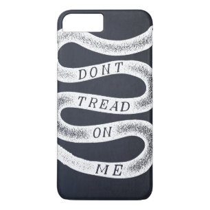 Ne marchez pas sur moi le coque iphone de drapeau