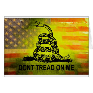 Ne marchez pas sur moi le drapeau américain de
