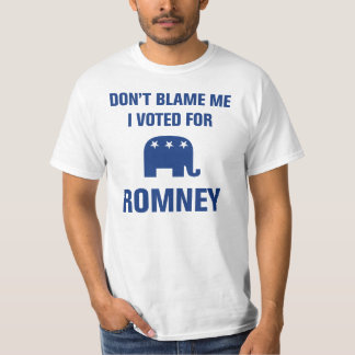 Ne me blâmez pas que j'ai voté pour le T-shirt de