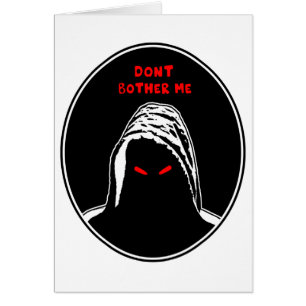 Ne me dérange pas illustration de concept de moi