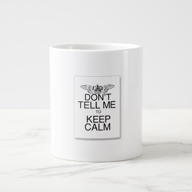 ne me dites pas de garder la tasse calme (Devant)