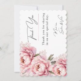 Ne me fais pas rougir la Carte de remerciements