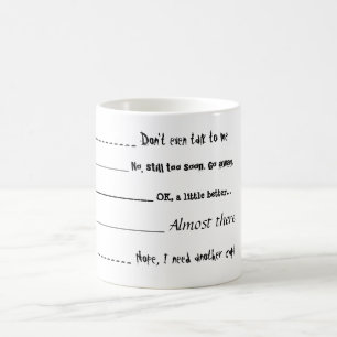"Ne me parlez même pas" Café Mug