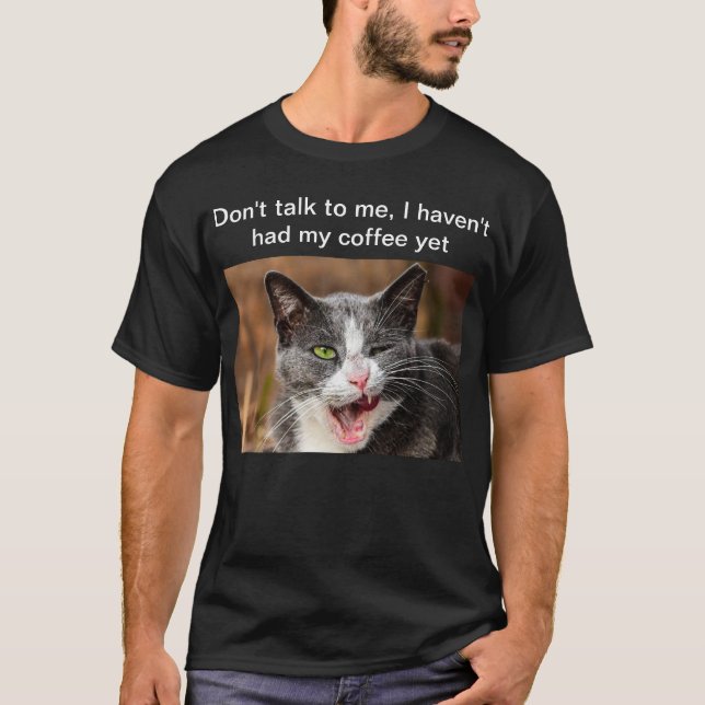 "Ne me parlez pas..." drôle de t-shirt (Devant)