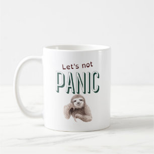 Ne paniquons pas Sloth Coffee Mug