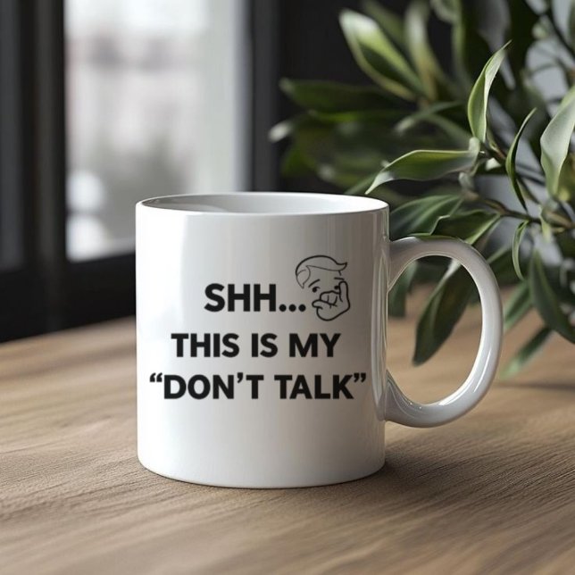 Ne parlez pas - Drôle Introvert Coffee Mug (Créateur téléchargé)