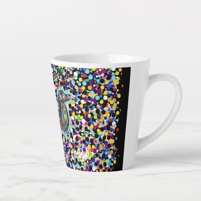 Ne pas acheter adopter Dachshund Latte Mug (Droite)
