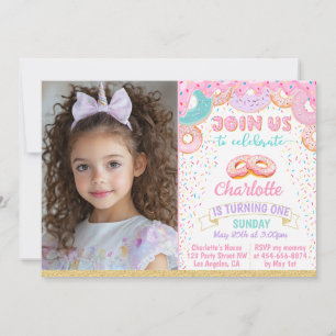 Ne pas augmenter Doughnut Anniversaire Invitation