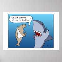 Ne pas consommer si le sceau est brisé - Poster