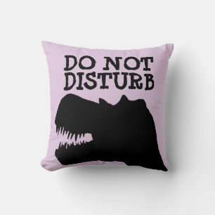 NE PAS DÉTURBER DINOSAUR COUSSINS FUNNY