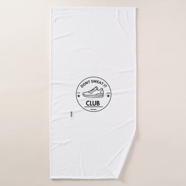 ne pas transpirer club serviette personnalisée ent (Serviette de bain)