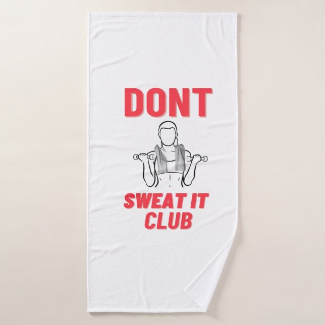 Ne pas transpirer gymnase serviette d'entraînement (Serviette de bain)