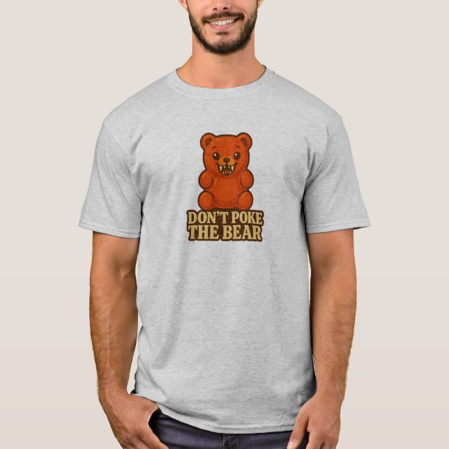 Ne pique pas le T-shirt de l'ours (Devant)