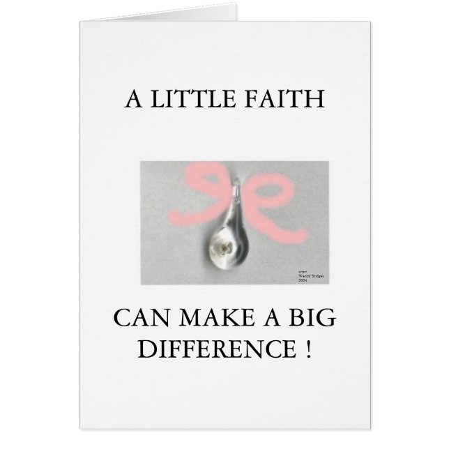 NE PLEUREZ PAS. AYEZ LA FOI - CARTE (Devant)