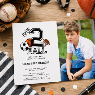Né pour marquer   Invitation d'anniversaire sur le