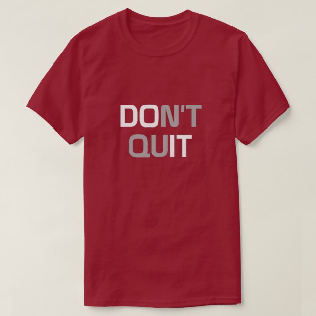 Ne quittez pas le T-shirt (Design devant)