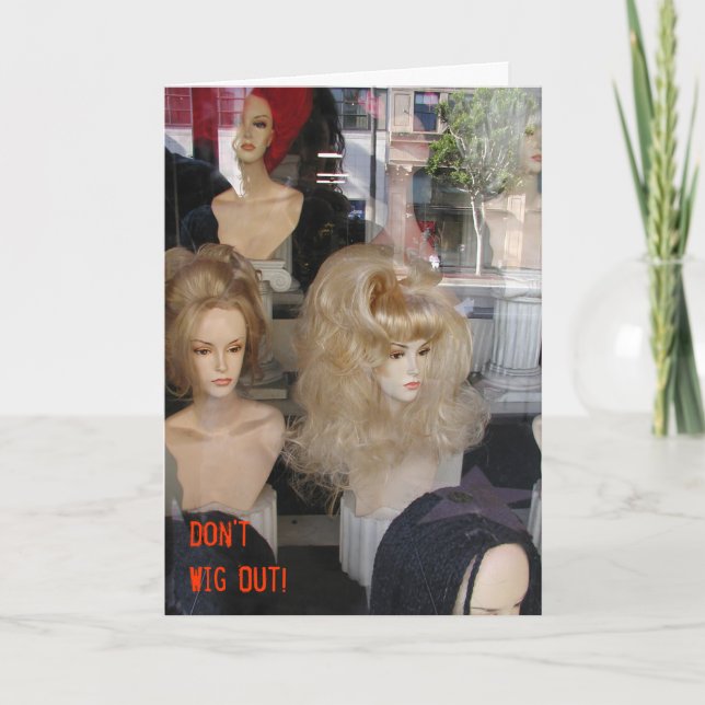 Ne sortez pas ! Carte d'anniversaire (Devant)